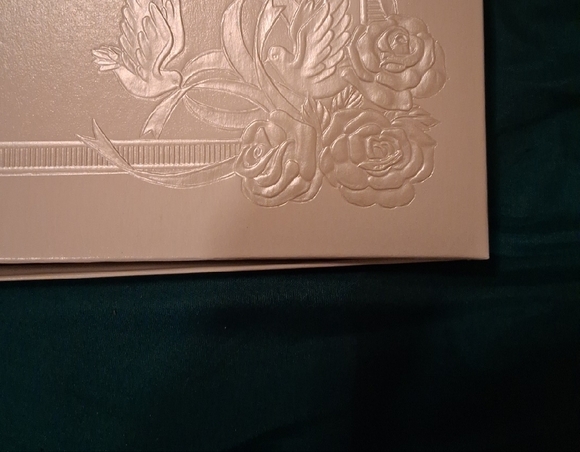 Elegant Pink Wedding Guest Book - Picture 2 of 2